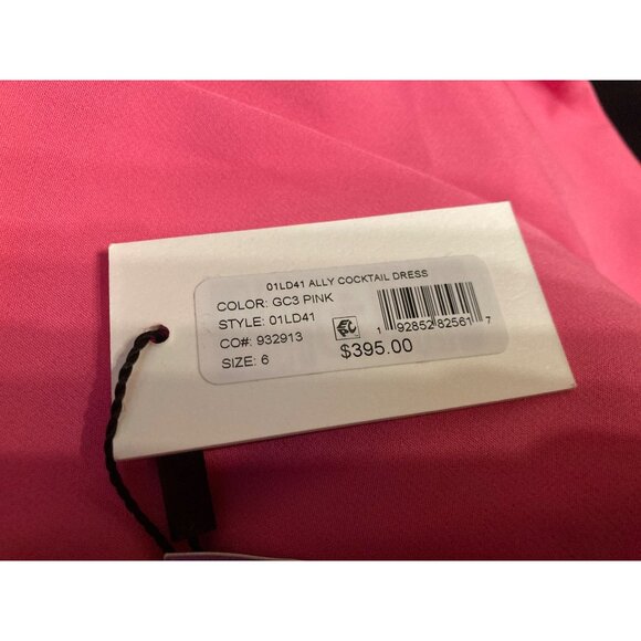 Milly Off-the-Shoulder Pink Dress for Women, Size 6, New with Tags - Picture 3 of 3